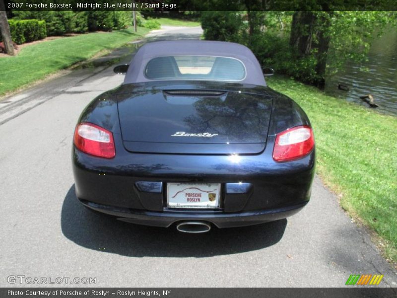 Midnight Blue Metallic / Sand Beige 2007 Porsche Boxster