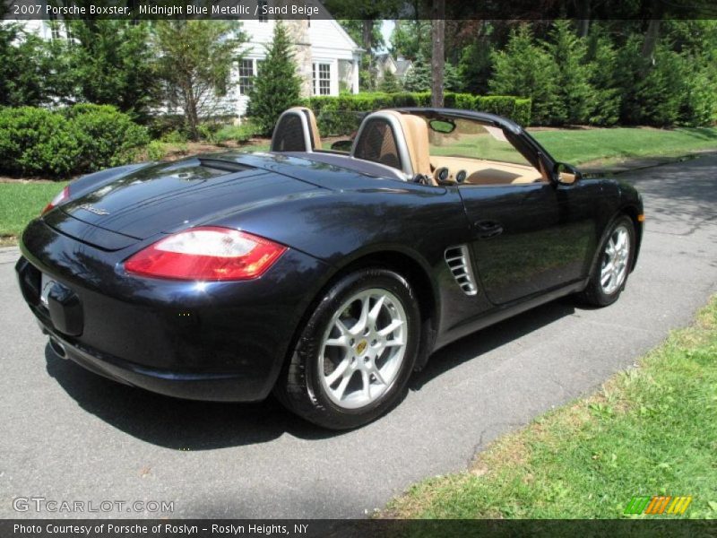 Midnight Blue Metallic / Sand Beige 2007 Porsche Boxster