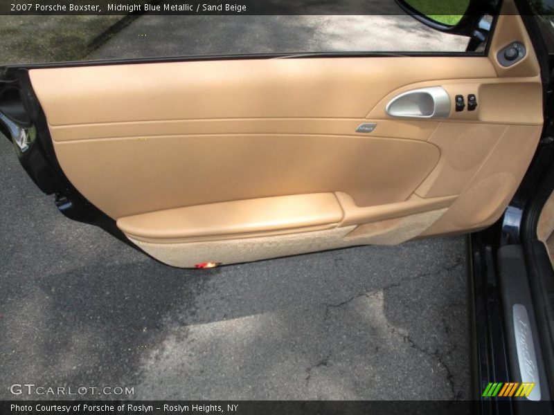 Midnight Blue Metallic / Sand Beige 2007 Porsche Boxster