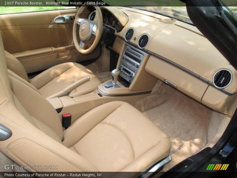 Midnight Blue Metallic / Sand Beige 2007 Porsche Boxster