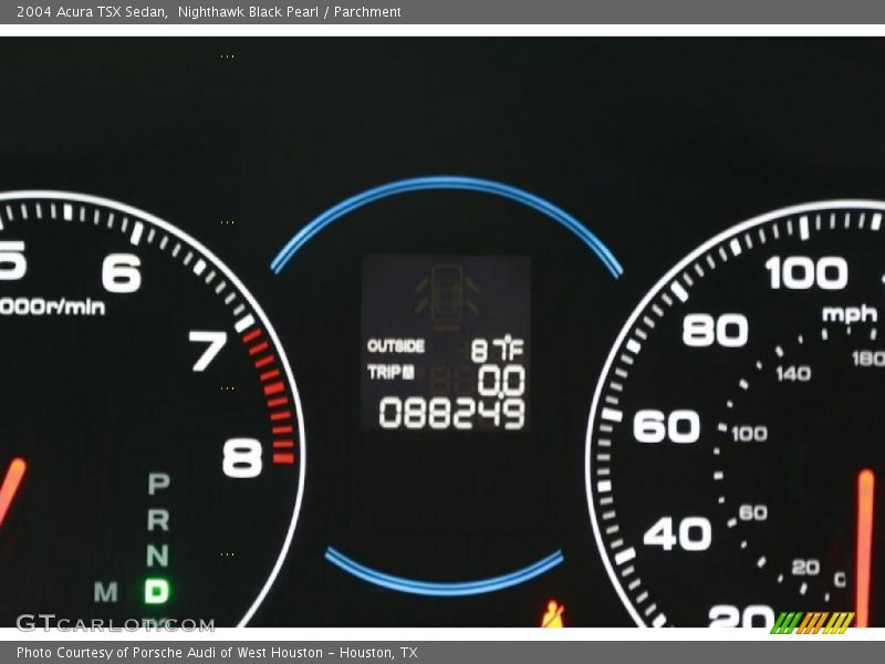 Nighthawk Black Pearl / Parchment 2004 Acura TSX Sedan