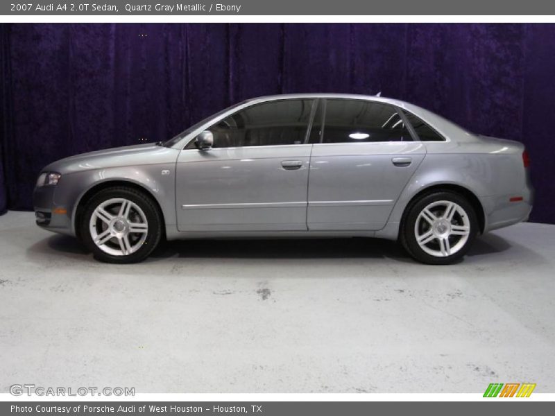 Quartz Gray Metallic / Ebony 2007 Audi A4 2.0T Sedan