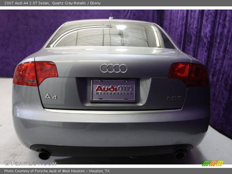 Quartz Gray Metallic / Ebony 2007 Audi A4 2.0T Sedan