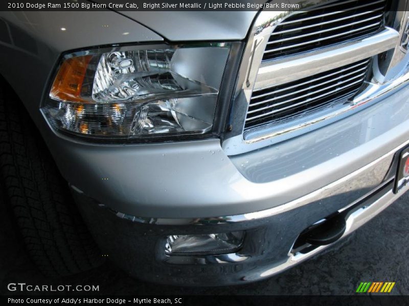 Bright Silver Metallic / Light Pebble Beige/Bark Brown 2010 Dodge Ram 1500 Big Horn Crew Cab