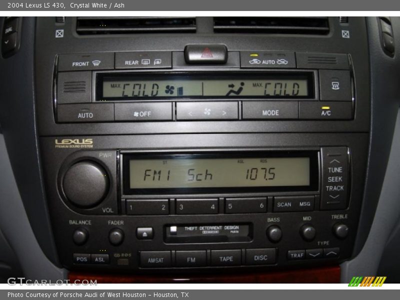 Crystal White / Ash 2004 Lexus LS 430