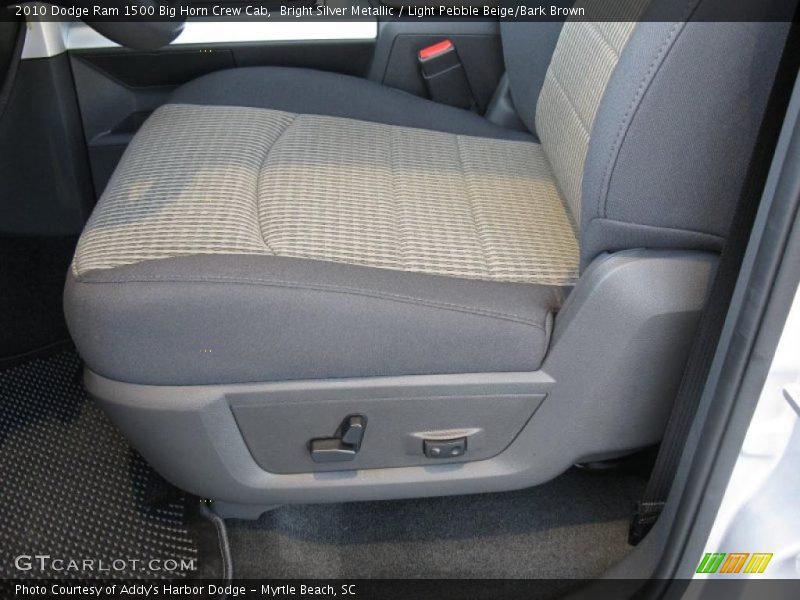 Bright Silver Metallic / Light Pebble Beige/Bark Brown 2010 Dodge Ram 1500 Big Horn Crew Cab