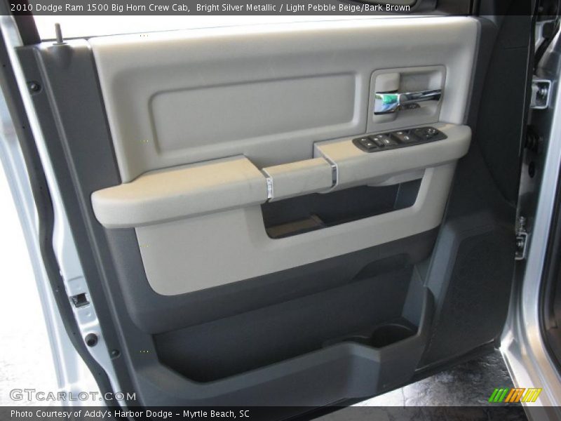 Bright Silver Metallic / Light Pebble Beige/Bark Brown 2010 Dodge Ram 1500 Big Horn Crew Cab