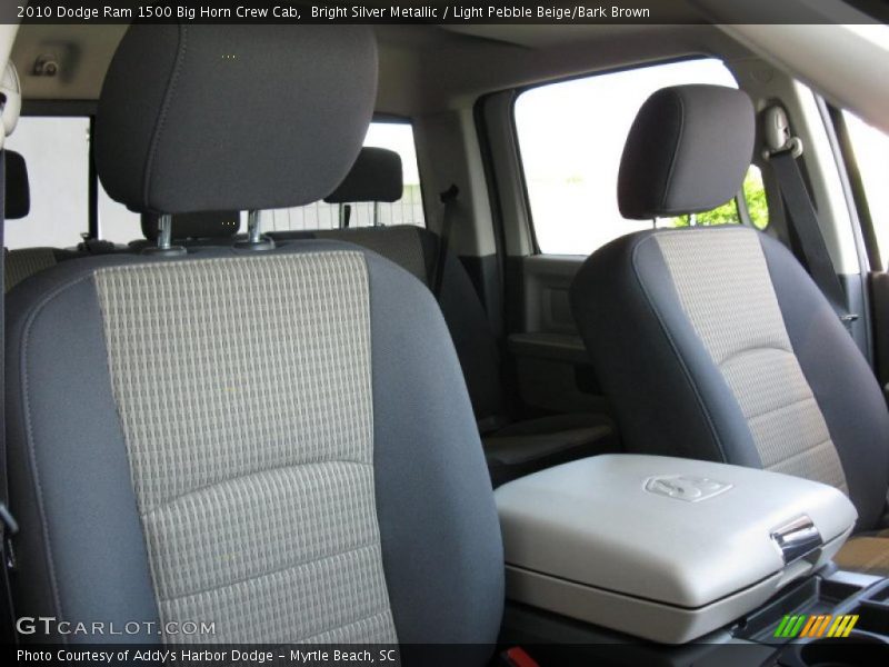 Bright Silver Metallic / Light Pebble Beige/Bark Brown 2010 Dodge Ram 1500 Big Horn Crew Cab