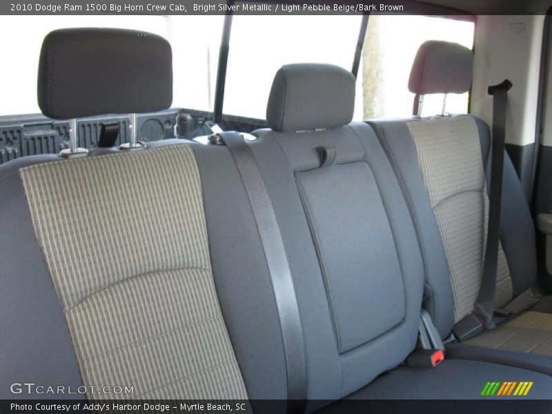 Bright Silver Metallic / Light Pebble Beige/Bark Brown 2010 Dodge Ram 1500 Big Horn Crew Cab