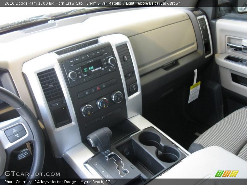 Bright Silver Metallic / Light Pebble Beige/Bark Brown 2010 Dodge Ram 1500 Big Horn Crew Cab