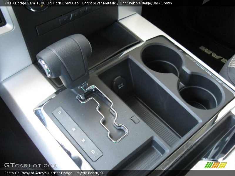 Bright Silver Metallic / Light Pebble Beige/Bark Brown 2010 Dodge Ram 1500 Big Horn Crew Cab