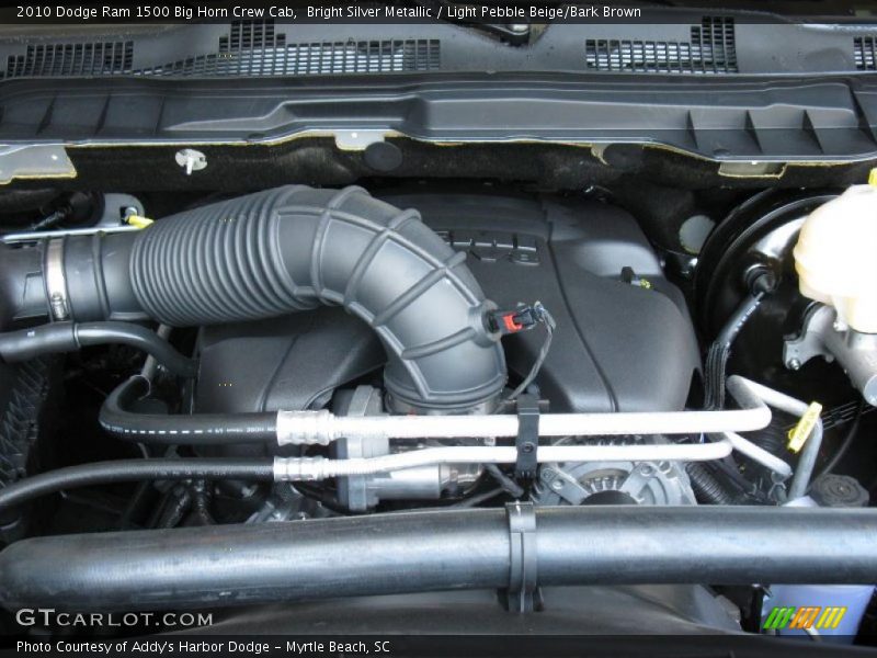 Bright Silver Metallic / Light Pebble Beige/Bark Brown 2010 Dodge Ram 1500 Big Horn Crew Cab