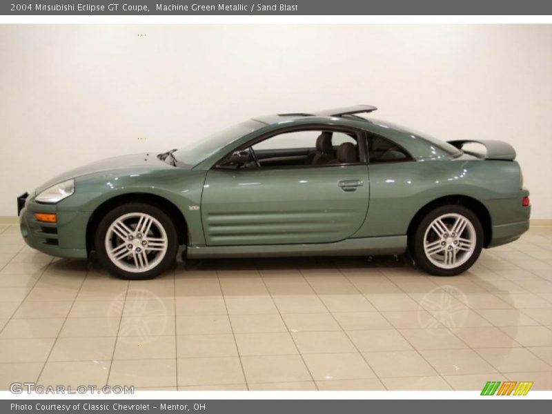 Machine Green Metallic / Sand Blast 2004 Mitsubishi Eclipse GT Coupe