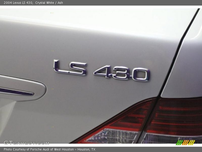 Crystal White / Ash 2004 Lexus LS 430