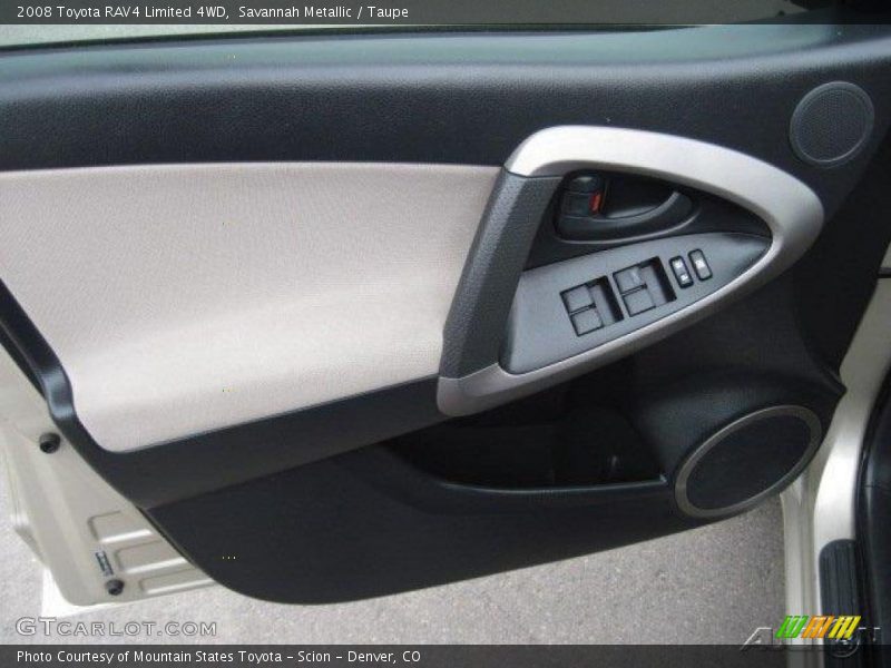 Savannah Metallic / Taupe 2008 Toyota RAV4 Limited 4WD