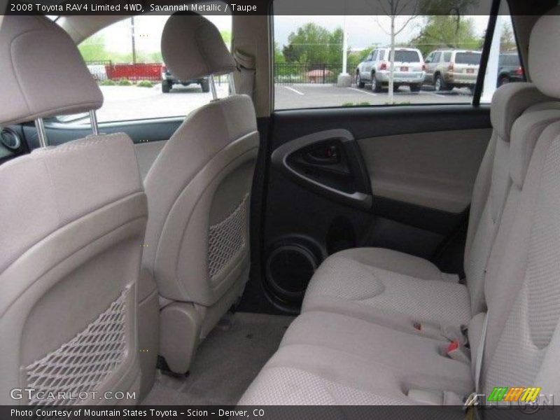Savannah Metallic / Taupe 2008 Toyota RAV4 Limited 4WD