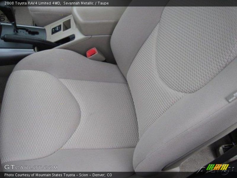 Savannah Metallic / Taupe 2008 Toyota RAV4 Limited 4WD