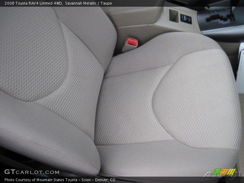 Savannah Metallic / Taupe 2008 Toyota RAV4 Limited 4WD