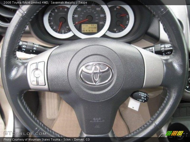 Savannah Metallic / Taupe 2008 Toyota RAV4 Limited 4WD
