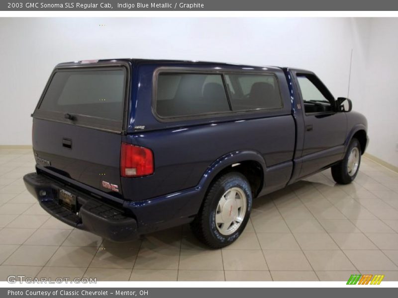 Indigo Blue Metallic / Graphite 2003 GMC Sonoma SLS Regular Cab