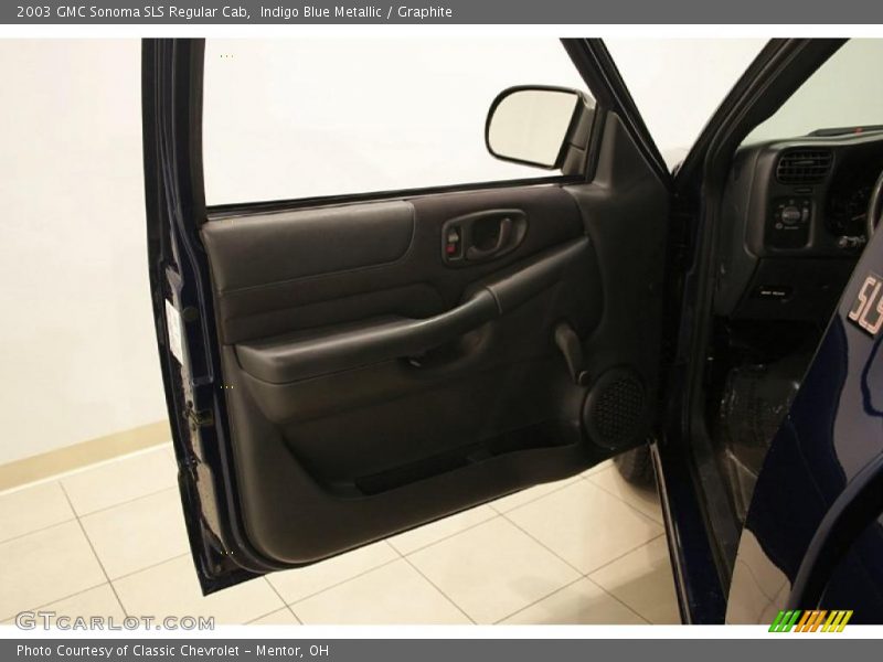 Indigo Blue Metallic / Graphite 2003 GMC Sonoma SLS Regular Cab