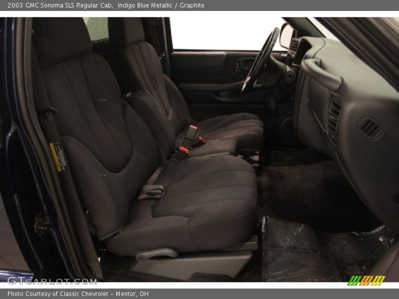 Indigo Blue Metallic / Graphite 2003 GMC Sonoma SLS Regular Cab