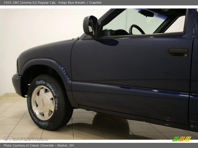 Indigo Blue Metallic / Graphite 2003 GMC Sonoma SLS Regular Cab