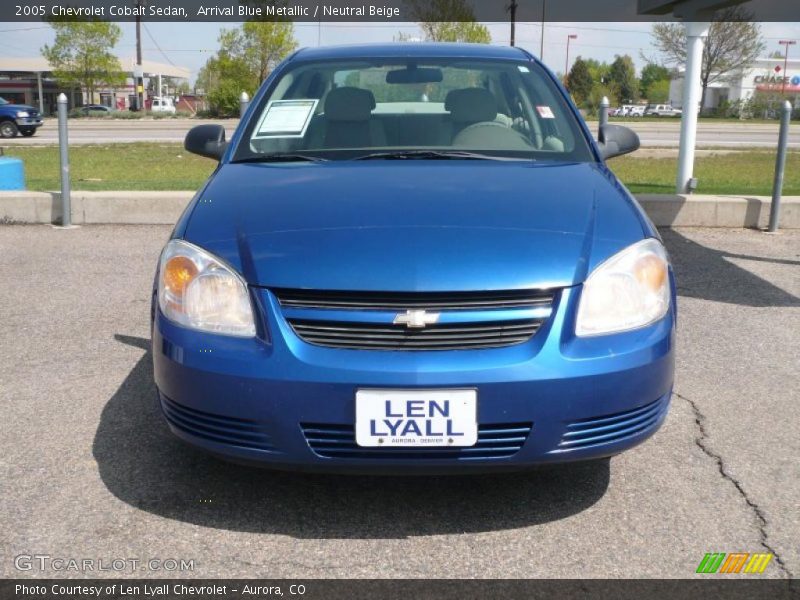 Arrival Blue Metallic / Neutral Beige 2005 Chevrolet Cobalt Sedan