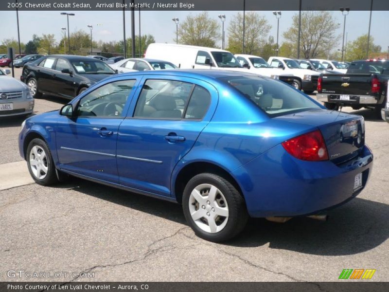 Arrival Blue Metallic / Neutral Beige 2005 Chevrolet Cobalt Sedan