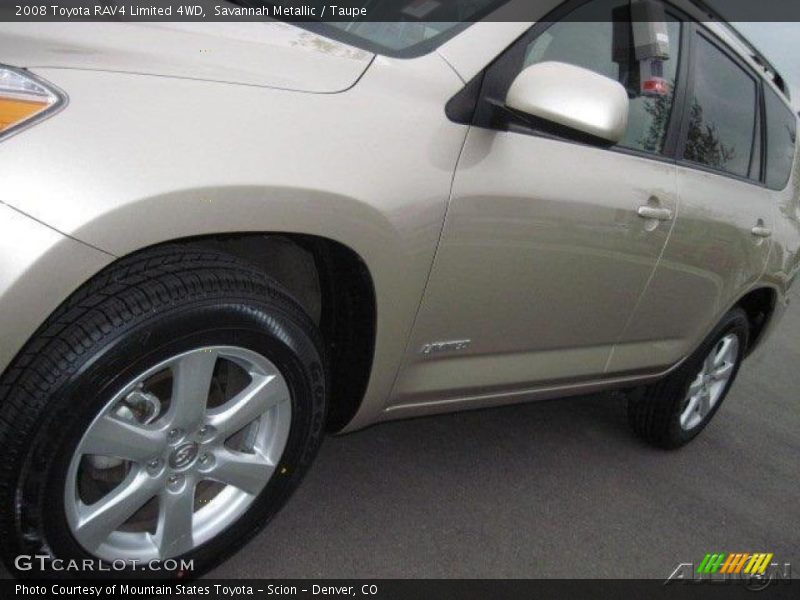 Savannah Metallic / Taupe 2008 Toyota RAV4 Limited 4WD