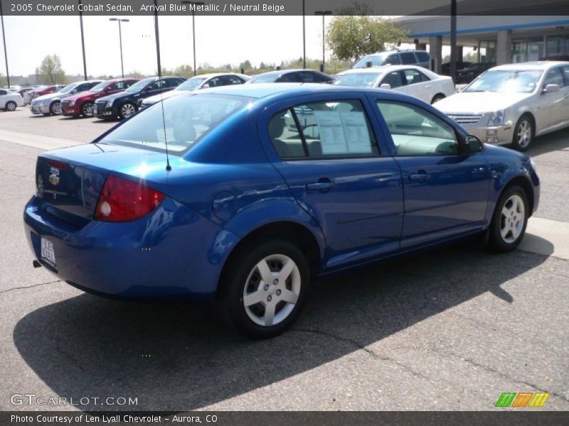 Arrival Blue Metallic / Neutral Beige 2005 Chevrolet Cobalt Sedan