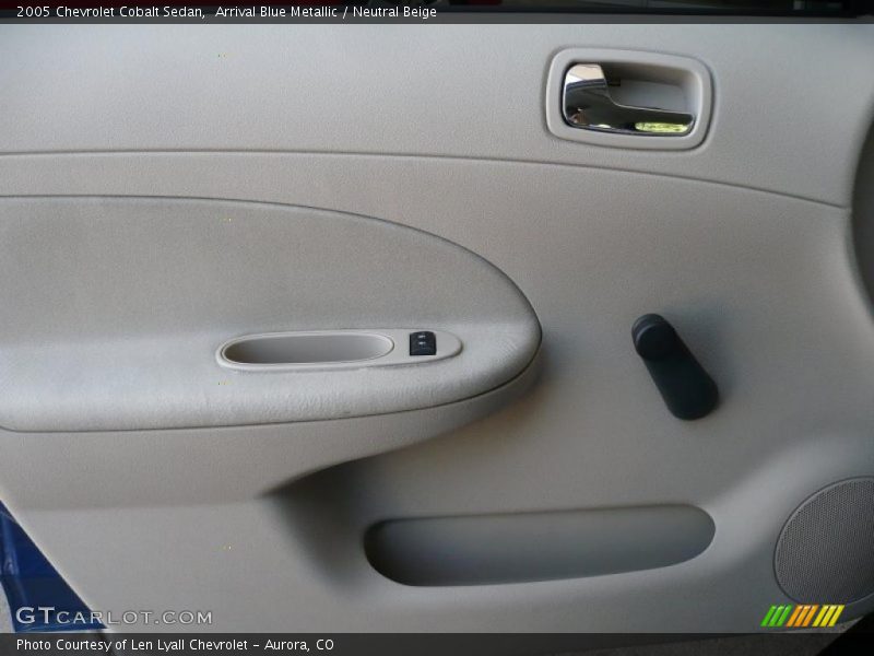 Arrival Blue Metallic / Neutral Beige 2005 Chevrolet Cobalt Sedan