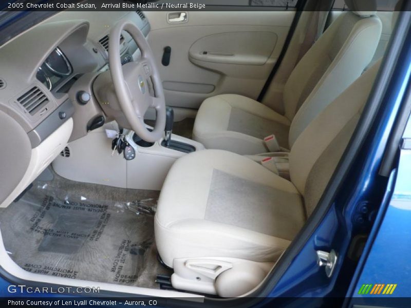 Arrival Blue Metallic / Neutral Beige 2005 Chevrolet Cobalt Sedan