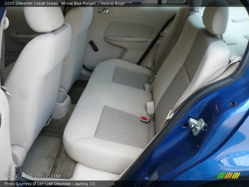 Arrival Blue Metallic / Neutral Beige 2005 Chevrolet Cobalt Sedan