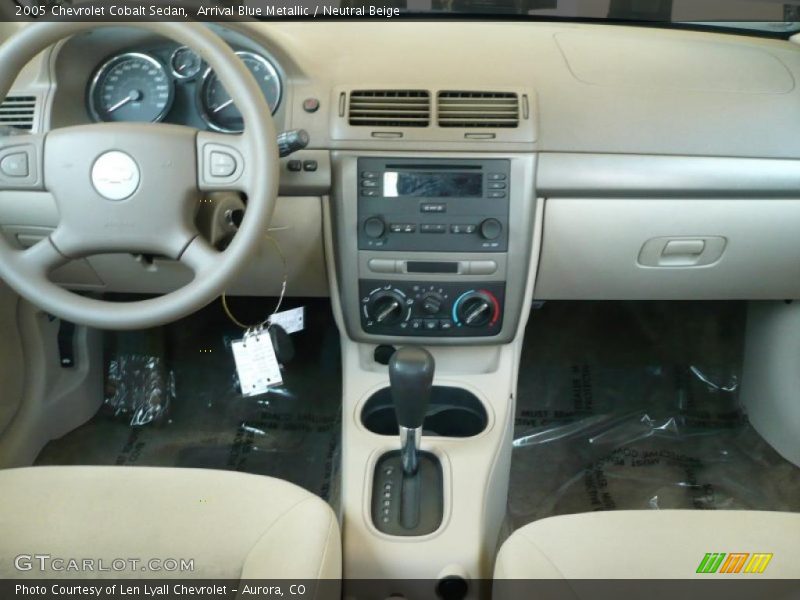 Arrival Blue Metallic / Neutral Beige 2005 Chevrolet Cobalt Sedan