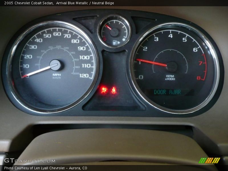 Arrival Blue Metallic / Neutral Beige 2005 Chevrolet Cobalt Sedan