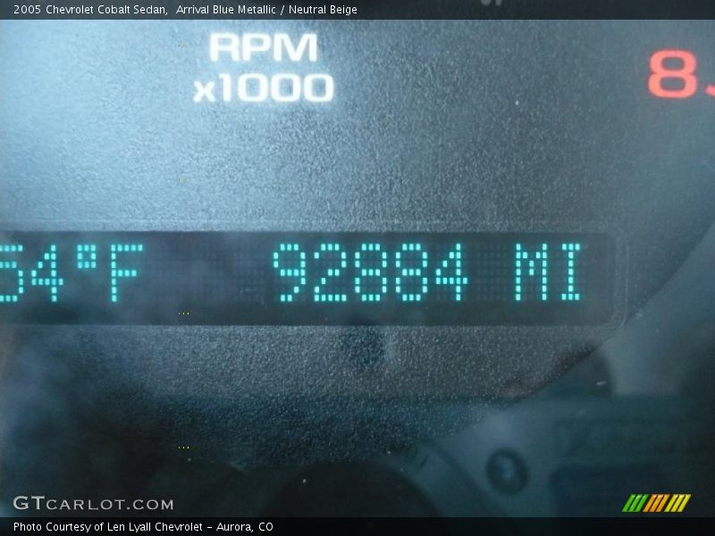 Arrival Blue Metallic / Neutral Beige 2005 Chevrolet Cobalt Sedan