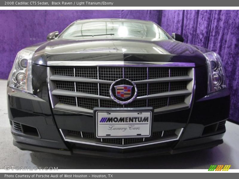 Black Raven / Light Titanium/Ebony 2008 Cadillac CTS Sedan