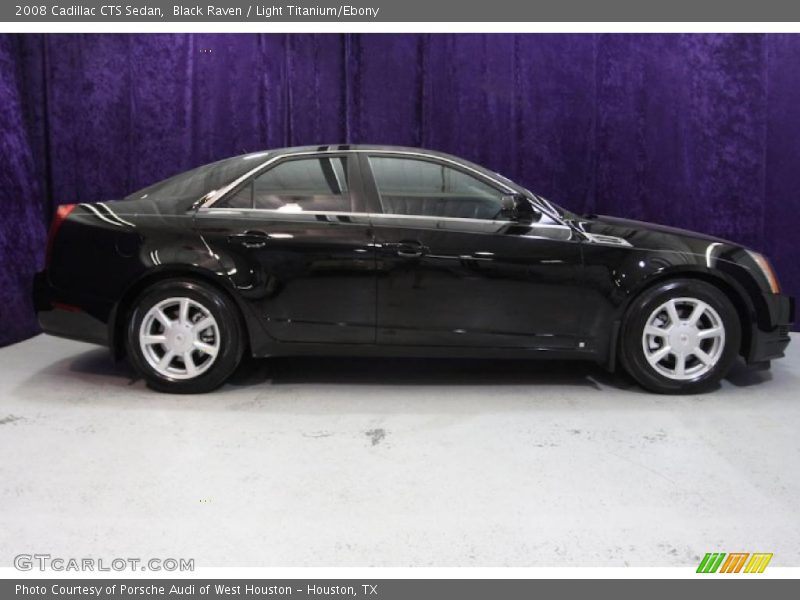 Black Raven / Light Titanium/Ebony 2008 Cadillac CTS Sedan