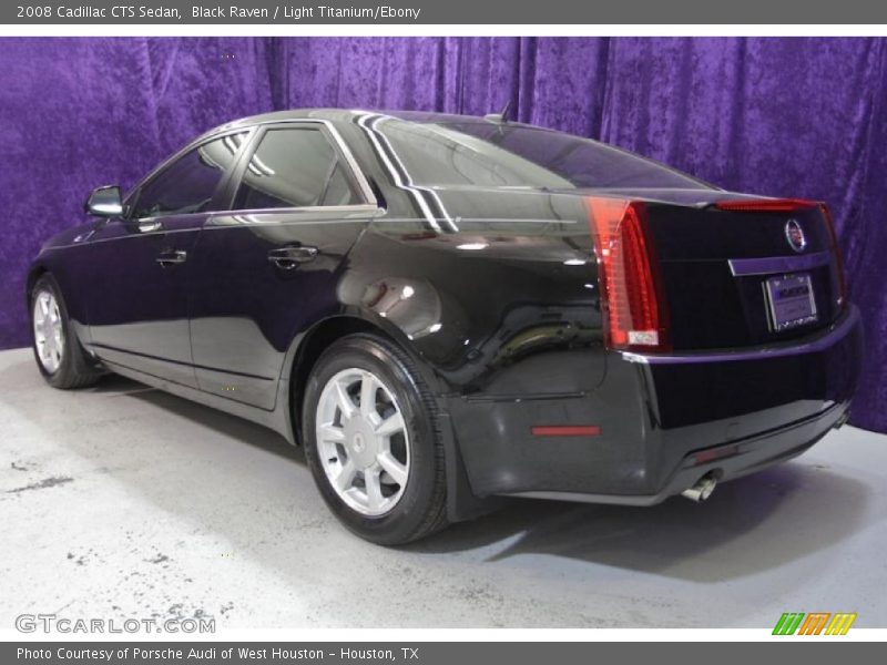 Black Raven / Light Titanium/Ebony 2008 Cadillac CTS Sedan