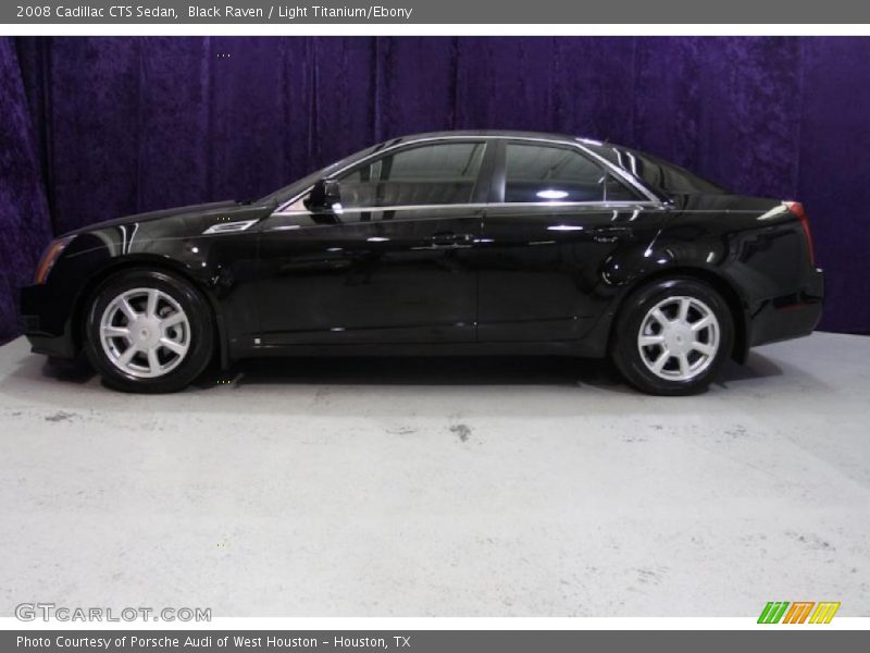 Black Raven / Light Titanium/Ebony 2008 Cadillac CTS Sedan