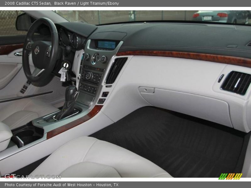 Black Raven / Light Titanium/Ebony 2008 Cadillac CTS Sedan