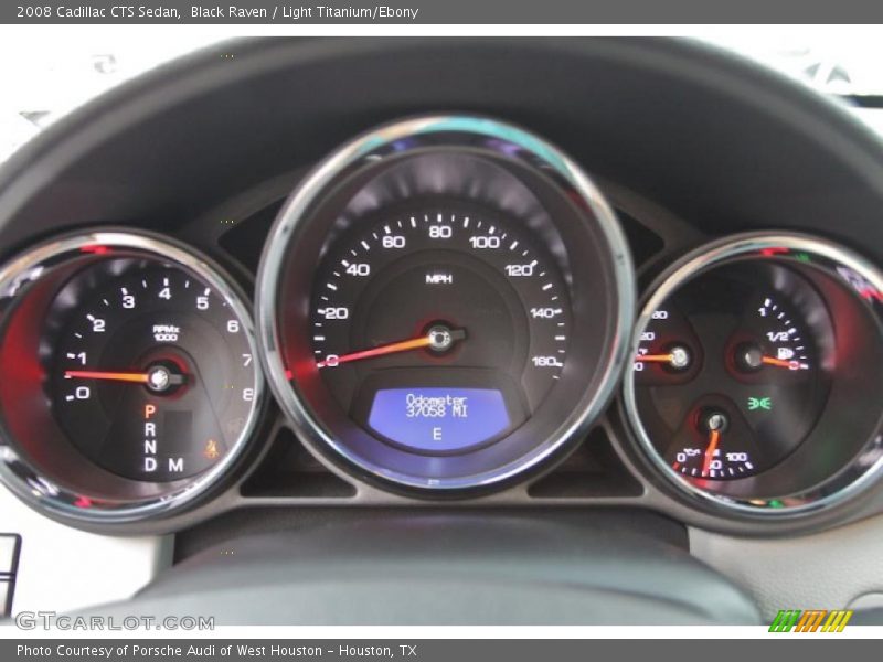Black Raven / Light Titanium/Ebony 2008 Cadillac CTS Sedan