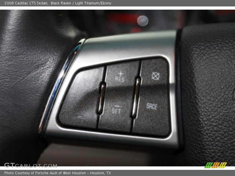 Black Raven / Light Titanium/Ebony 2008 Cadillac CTS Sedan