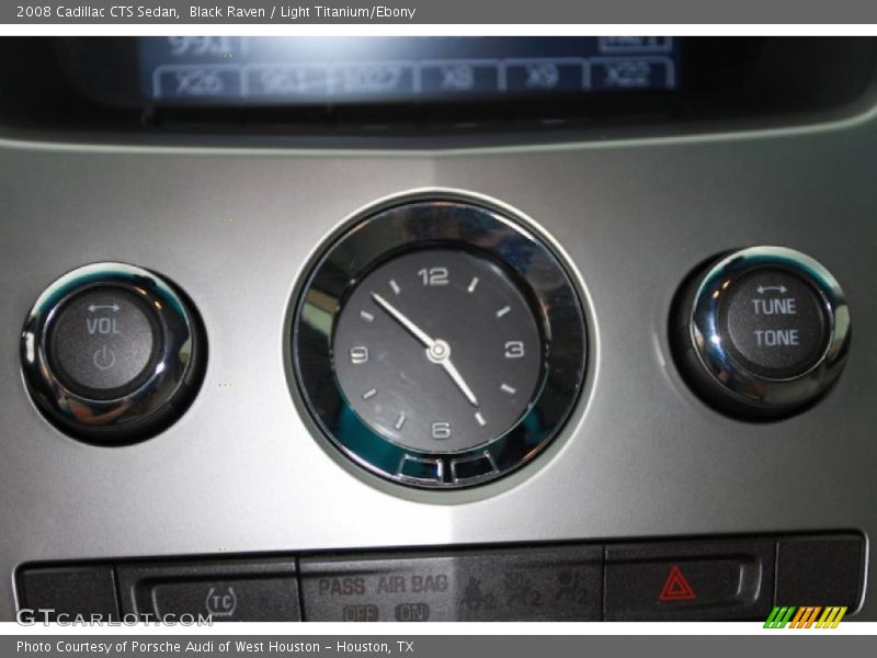 Black Raven / Light Titanium/Ebony 2008 Cadillac CTS Sedan