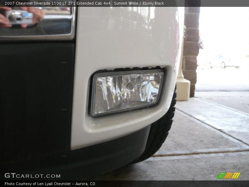 Summit White / Ebony Black 2007 Chevrolet Silverado 1500 LT Z71 Extended Cab 4x4