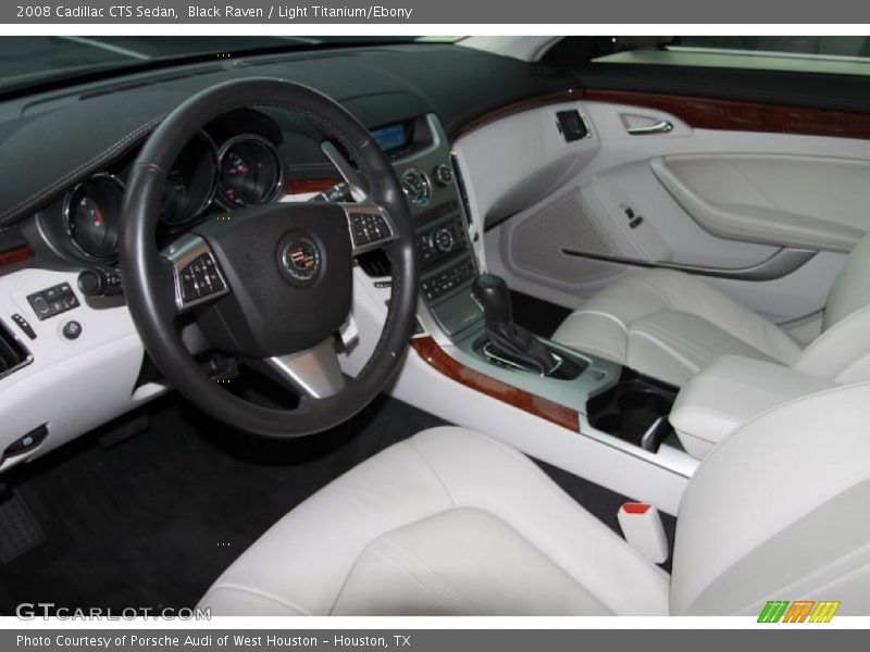 Black Raven / Light Titanium/Ebony 2008 Cadillac CTS Sedan