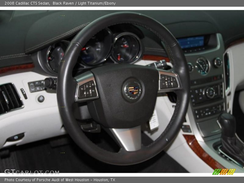 Black Raven / Light Titanium/Ebony 2008 Cadillac CTS Sedan