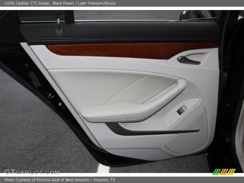 Black Raven / Light Titanium/Ebony 2008 Cadillac CTS Sedan