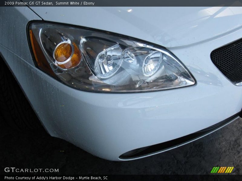 Summit White / Ebony 2009 Pontiac G6 GT Sedan